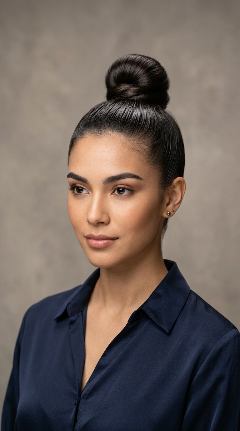 Sleek High Bun