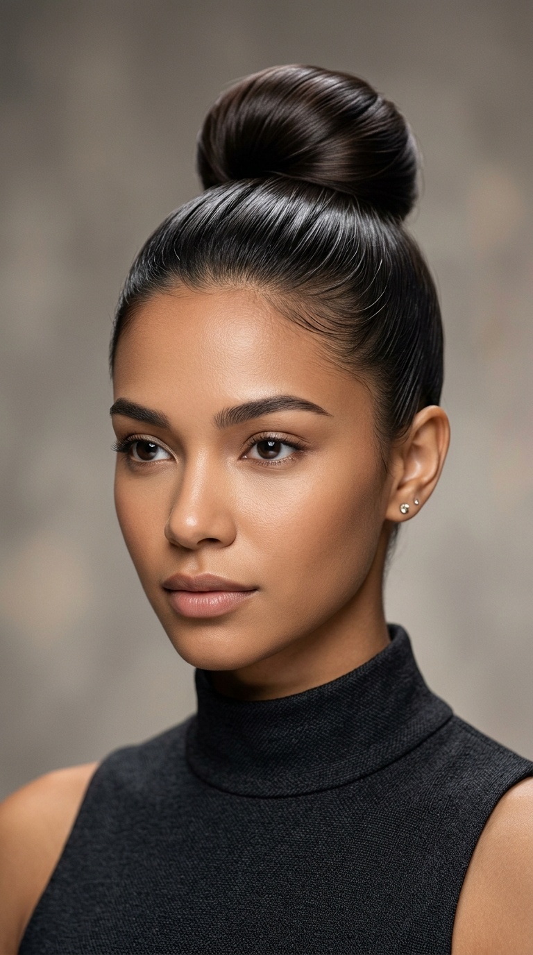 Sleek High Bun