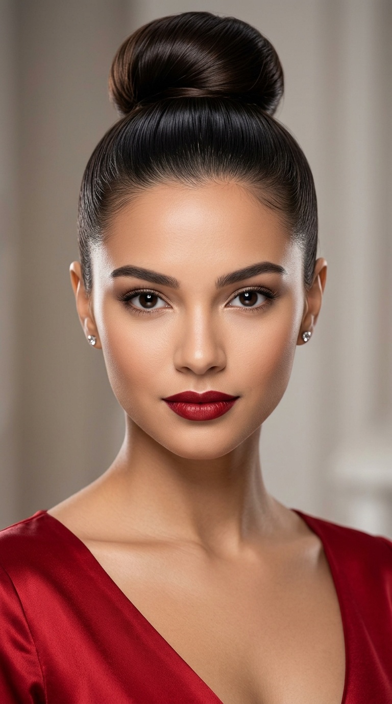 Sleek High Bun (Ballerina Bun)