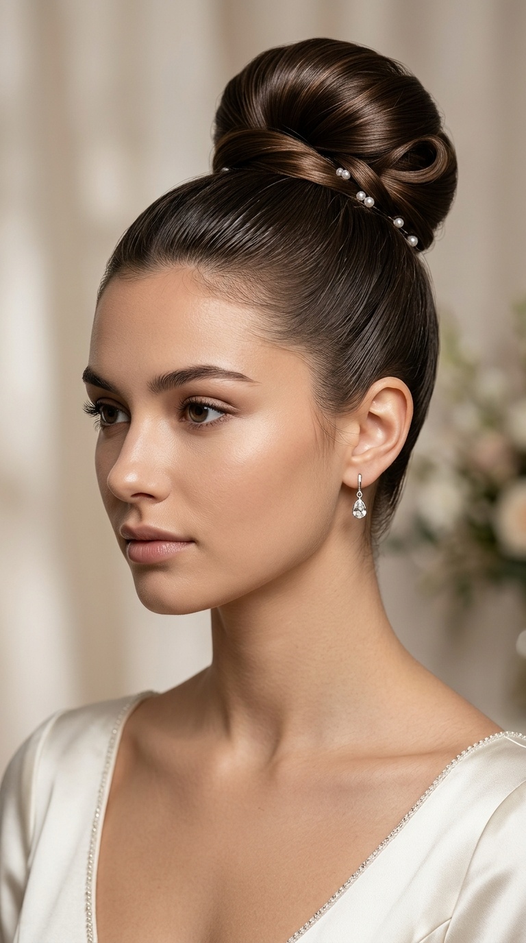 Sleek High Chignon