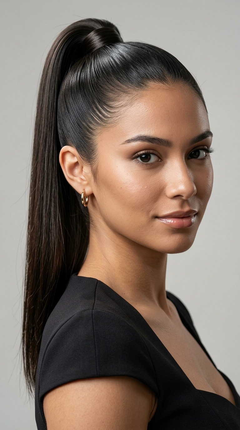 Sleek High Ponytail