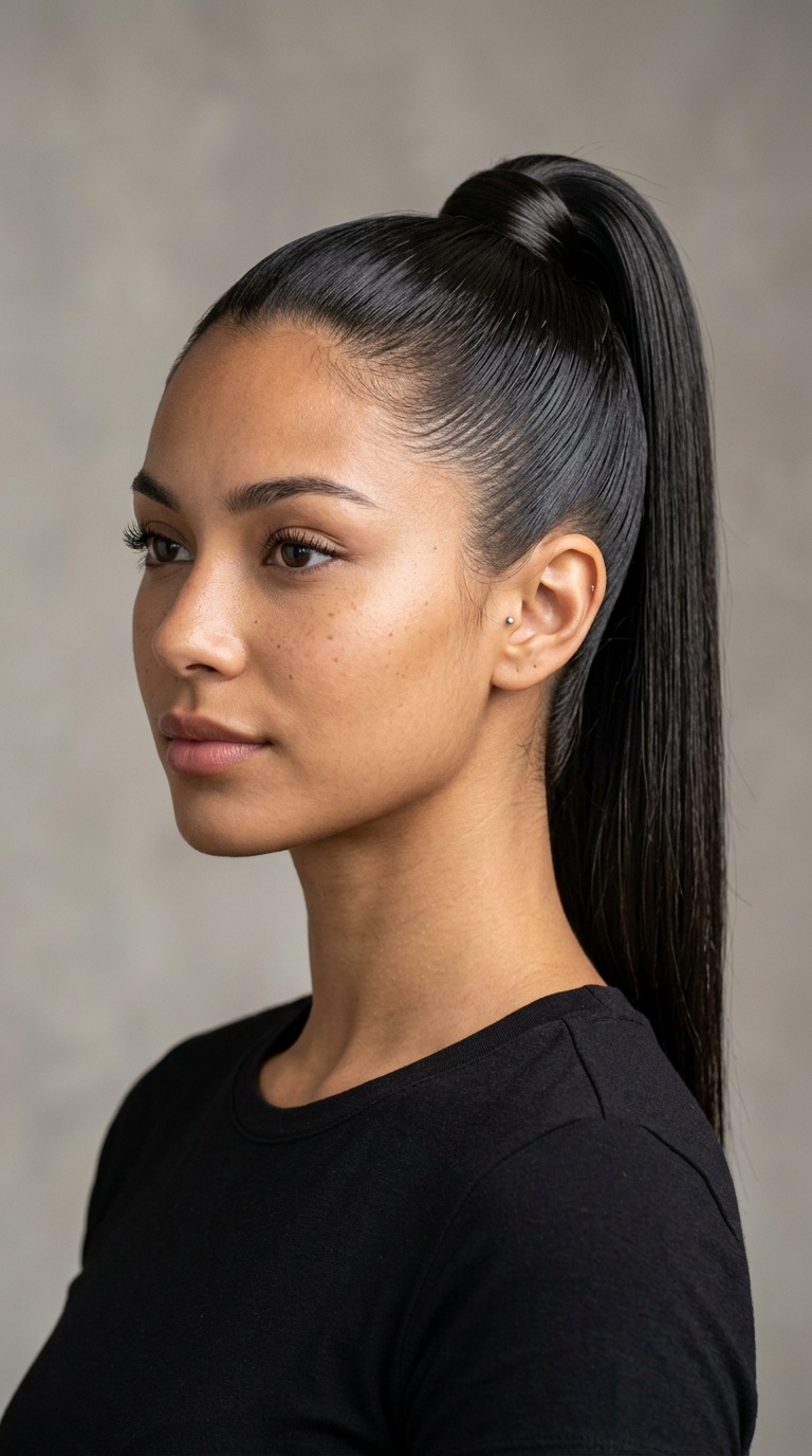 Sleek High Ponytail