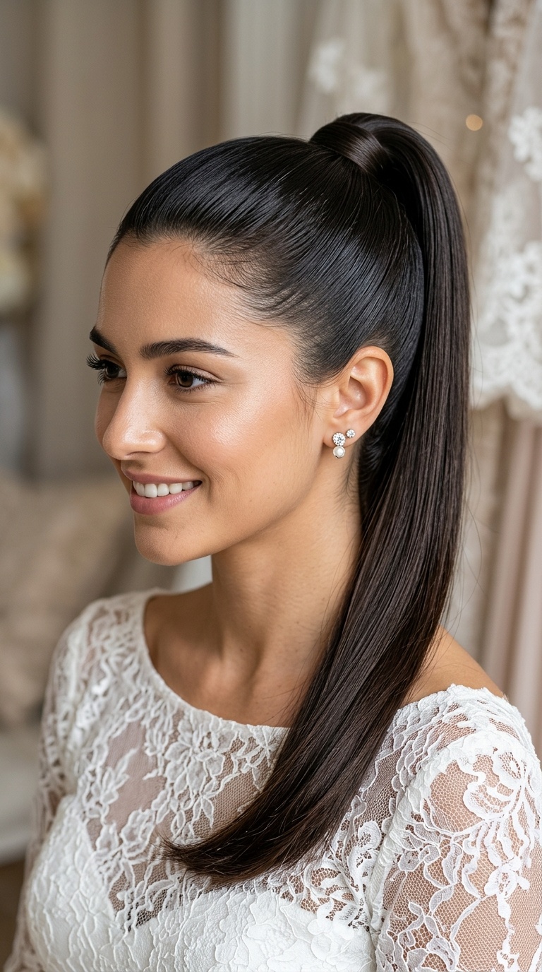 Sleek High Ponytail