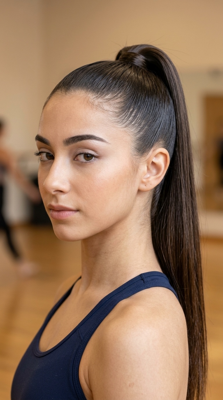 Sleek High Ponytail