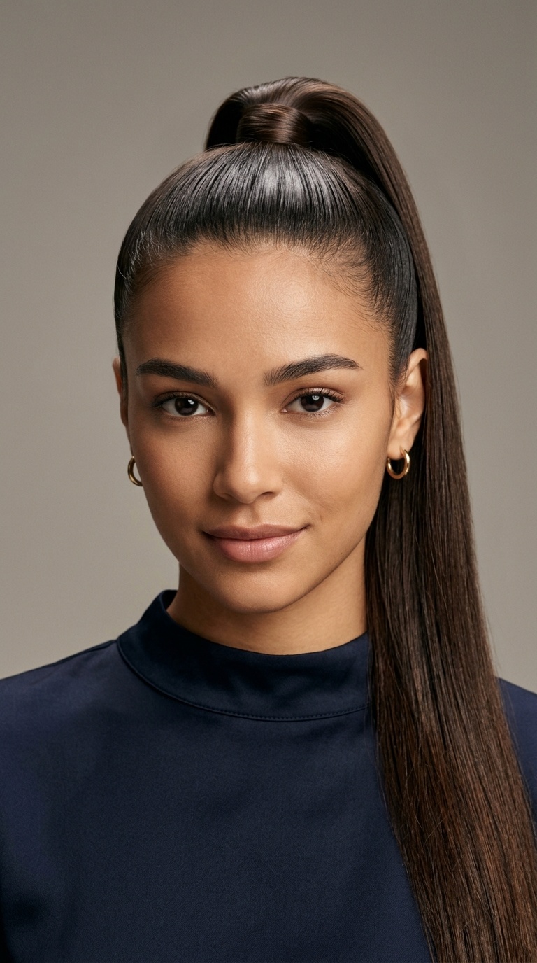 Sleek High Ponytail