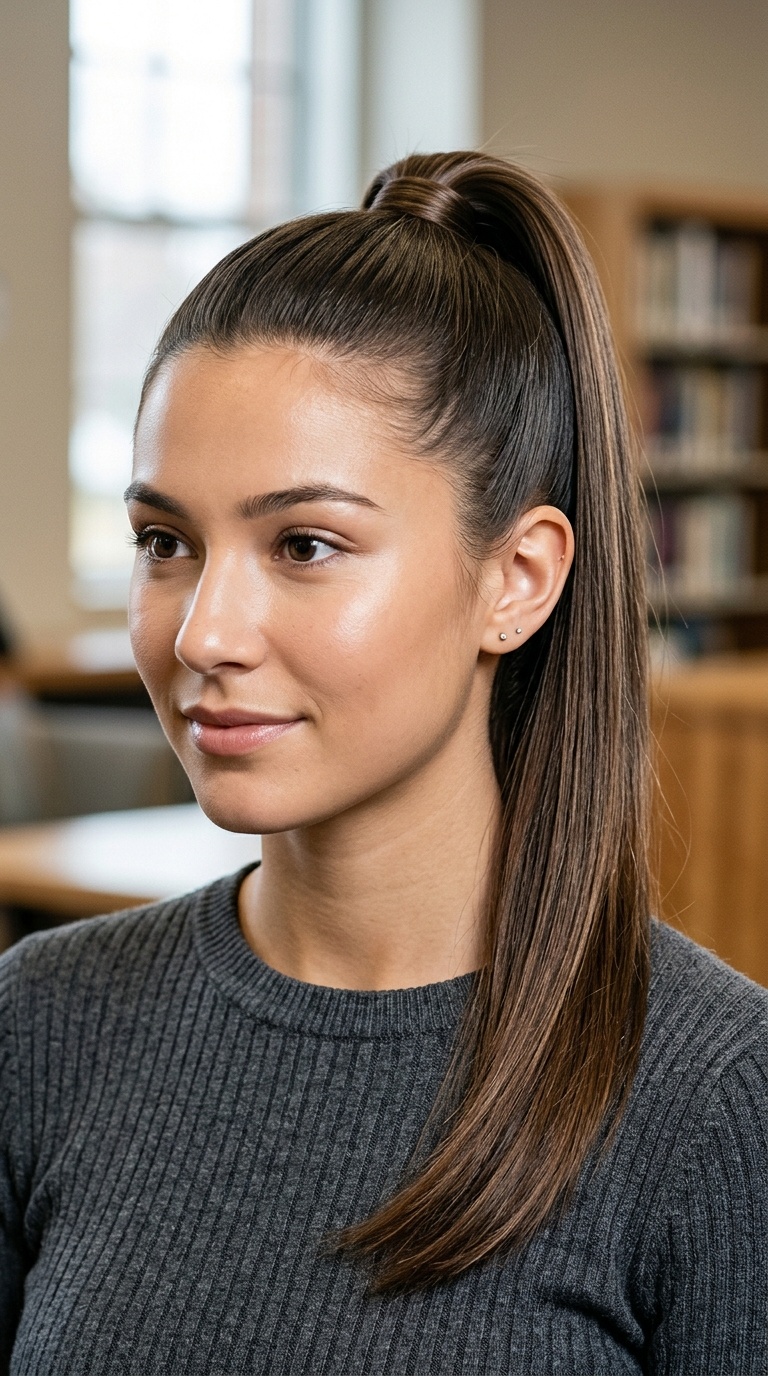 Sleek High Ponytail