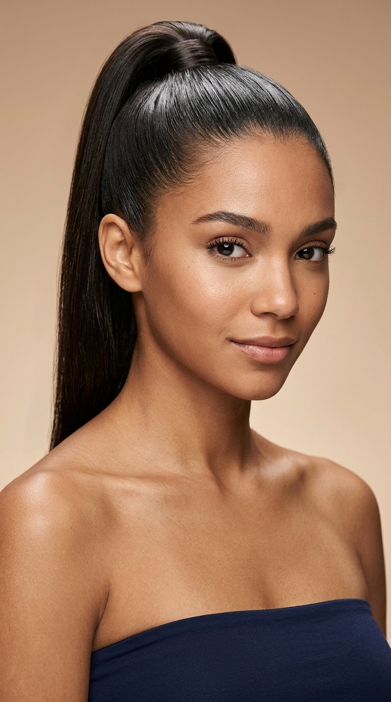 Sleek High Ponytail