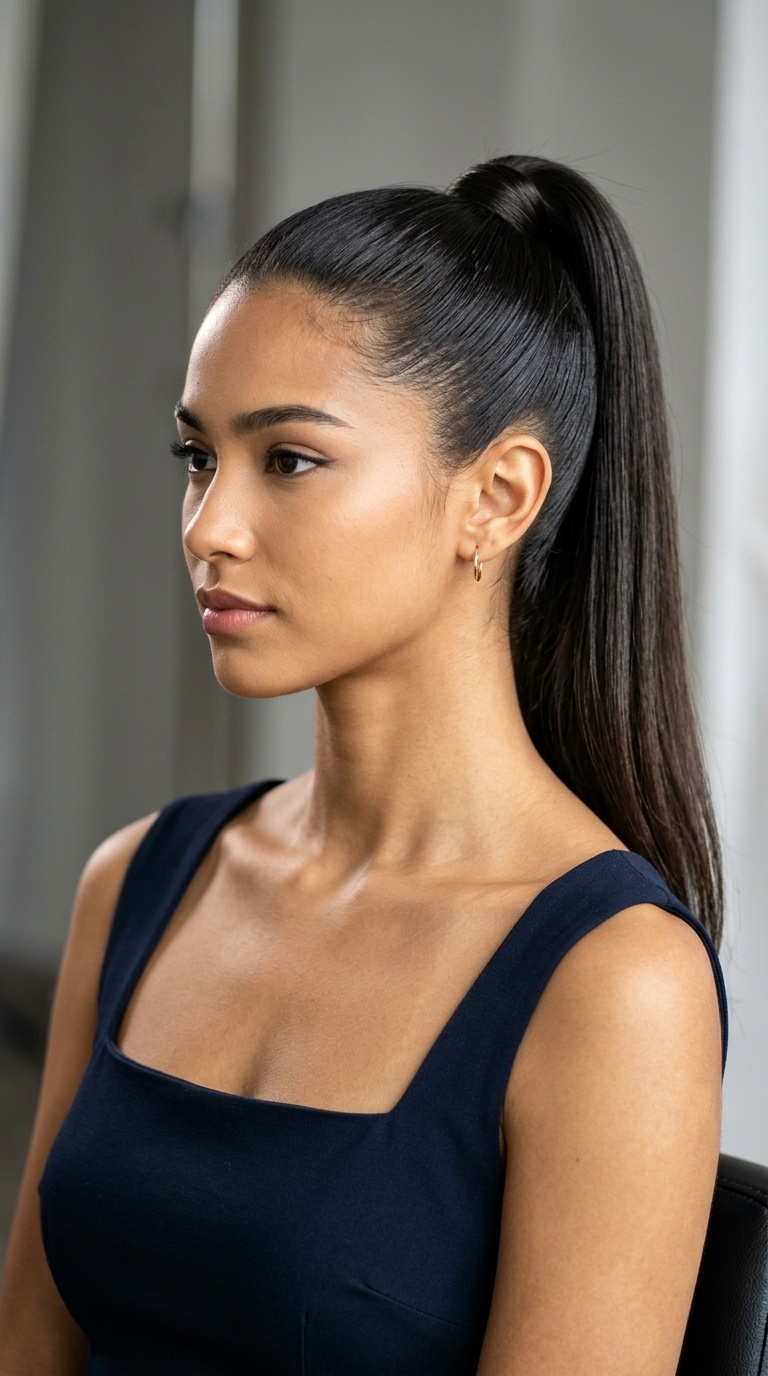 Sleek High Ponytail