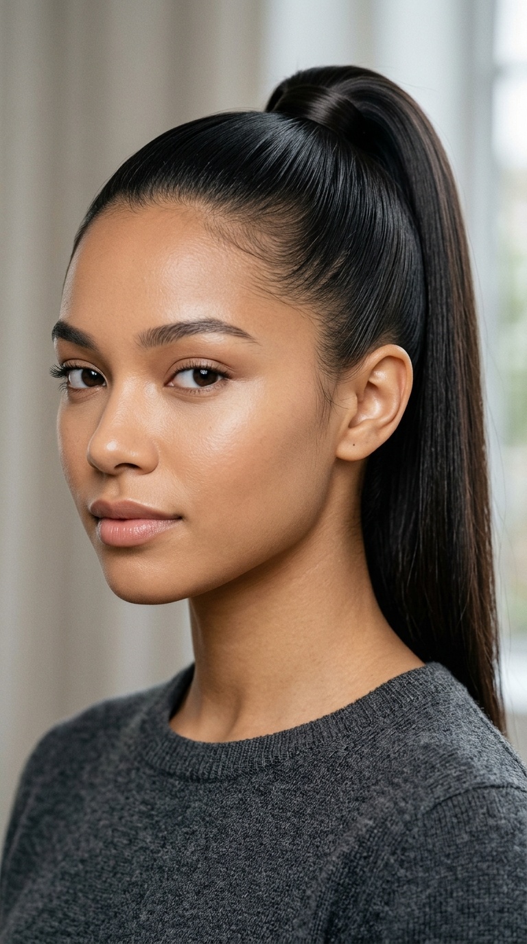 Sleek High Ponytail