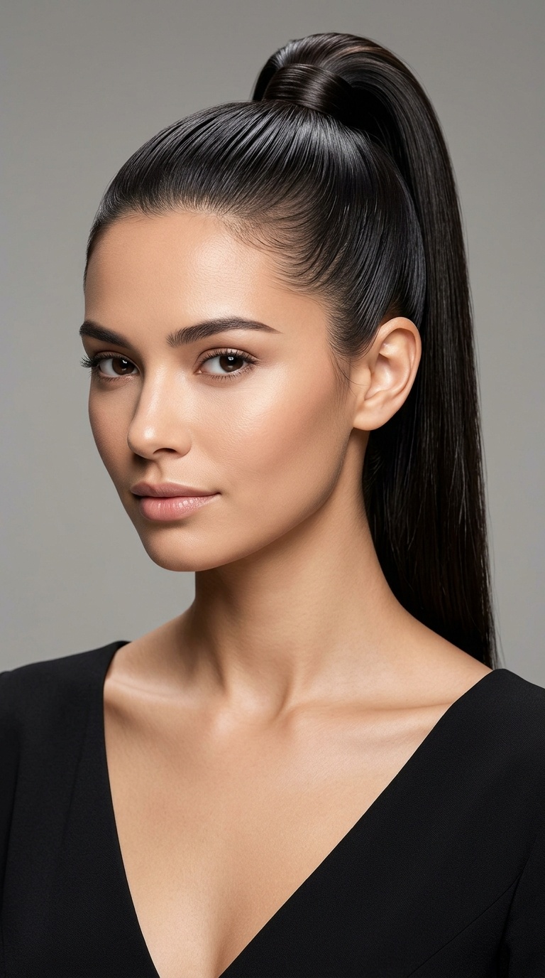 Sleek High Ponytail