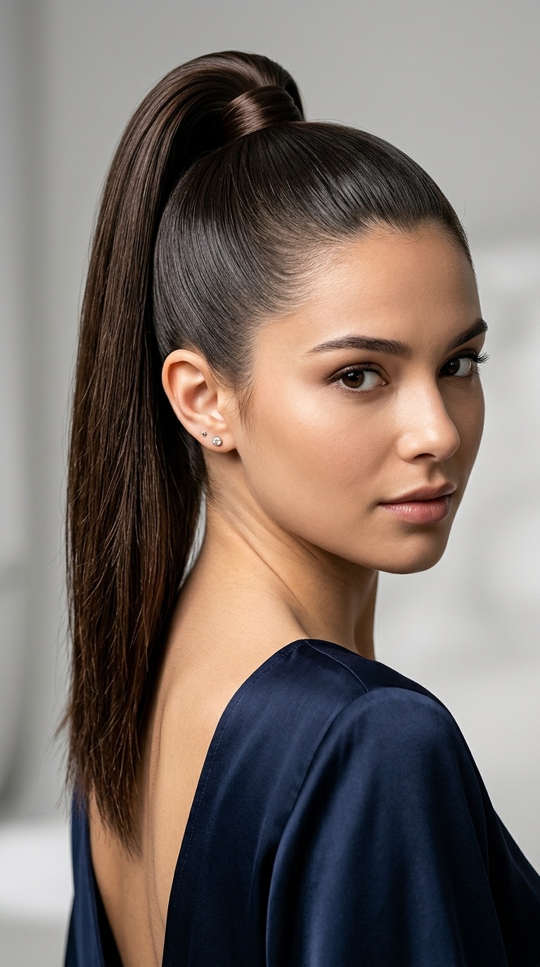 Sleek High Ponytail