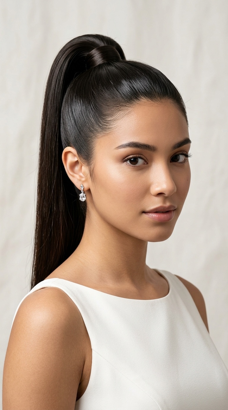 Sleek High Ponytail