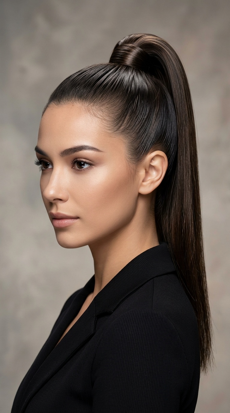 Sleek High Ponytail