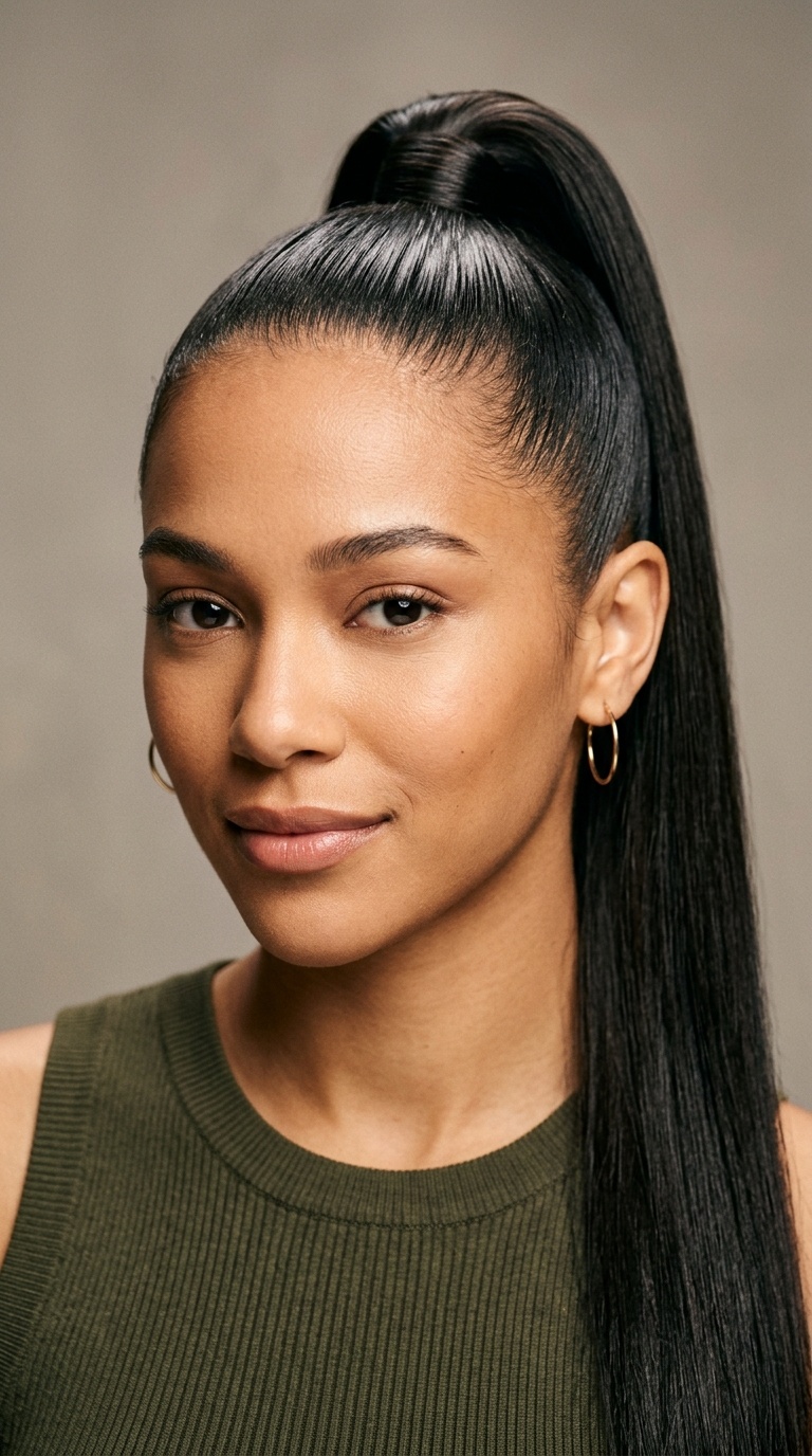 Sleek High Ponytail