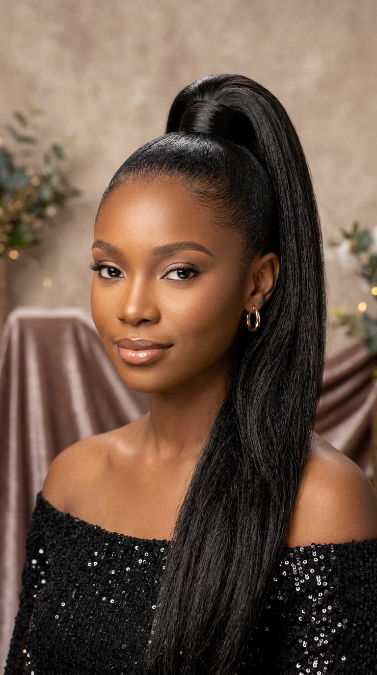 Sleek High Ponytail