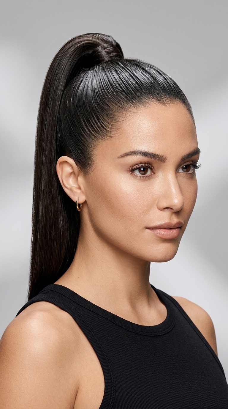 Sleek High Ponytail