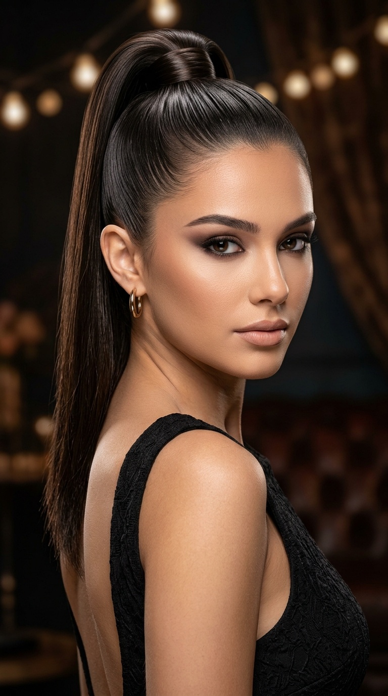 Sleek High Ponytail