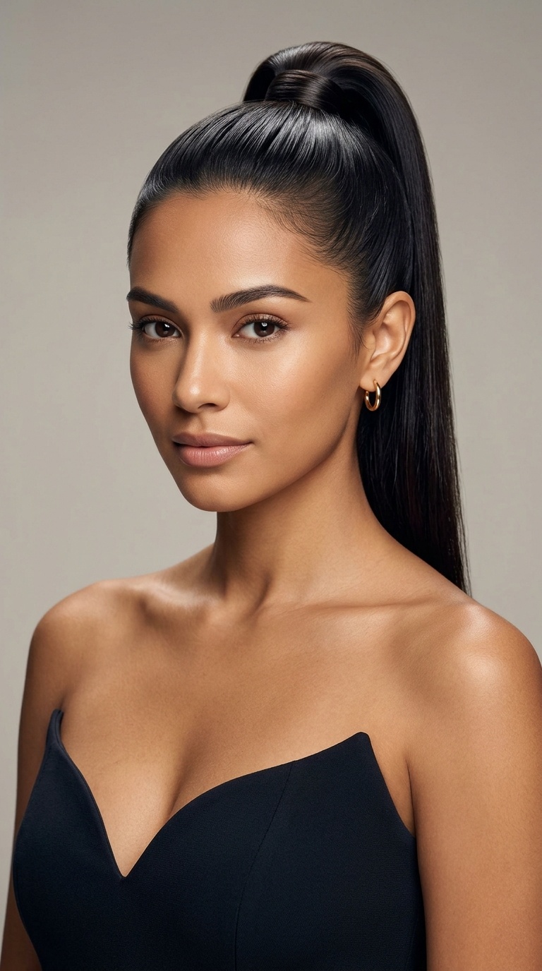 Sleek High Ponytail