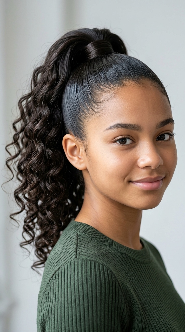 Sleek High Ponytail