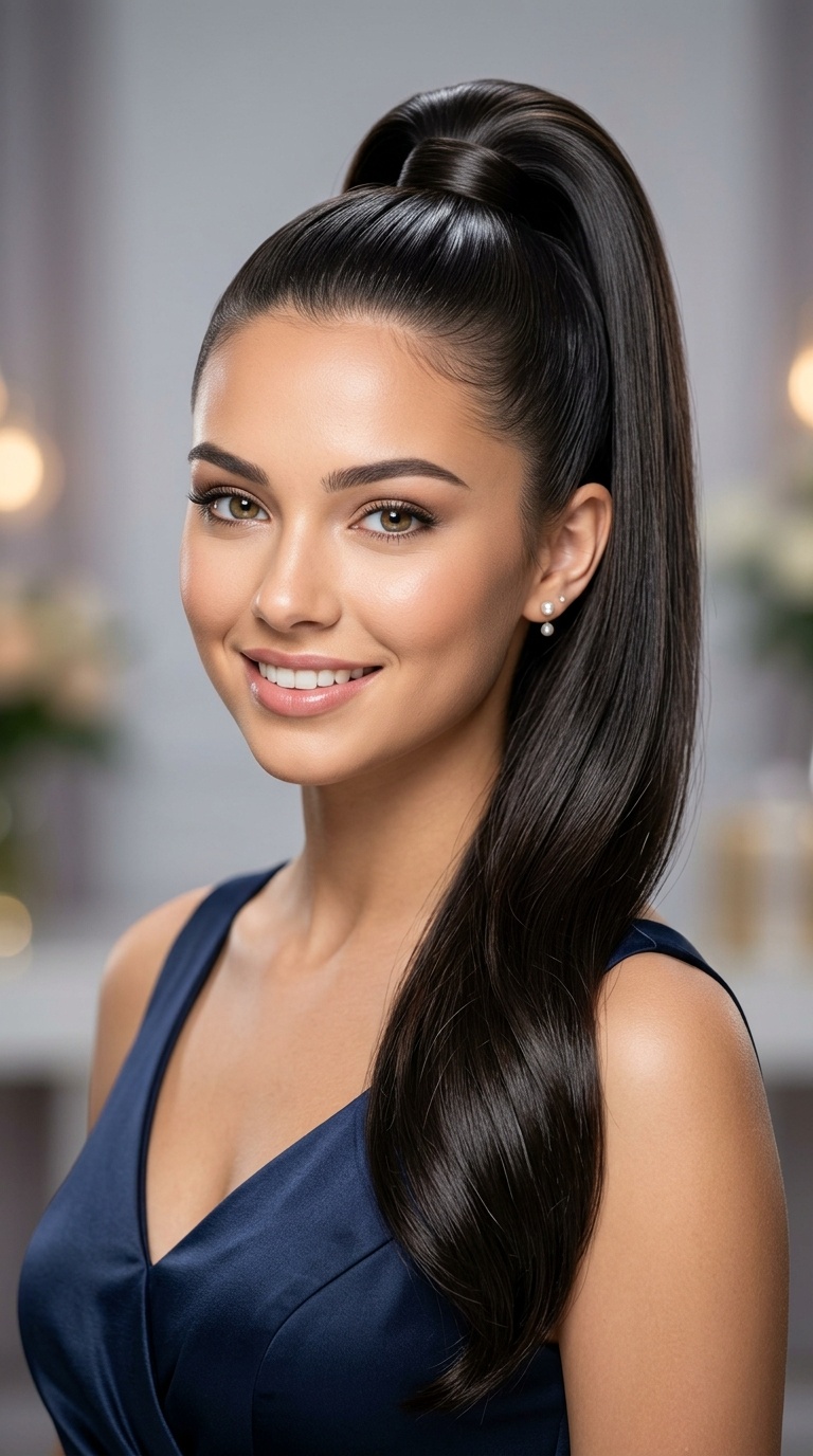 Sleek High Ponytail