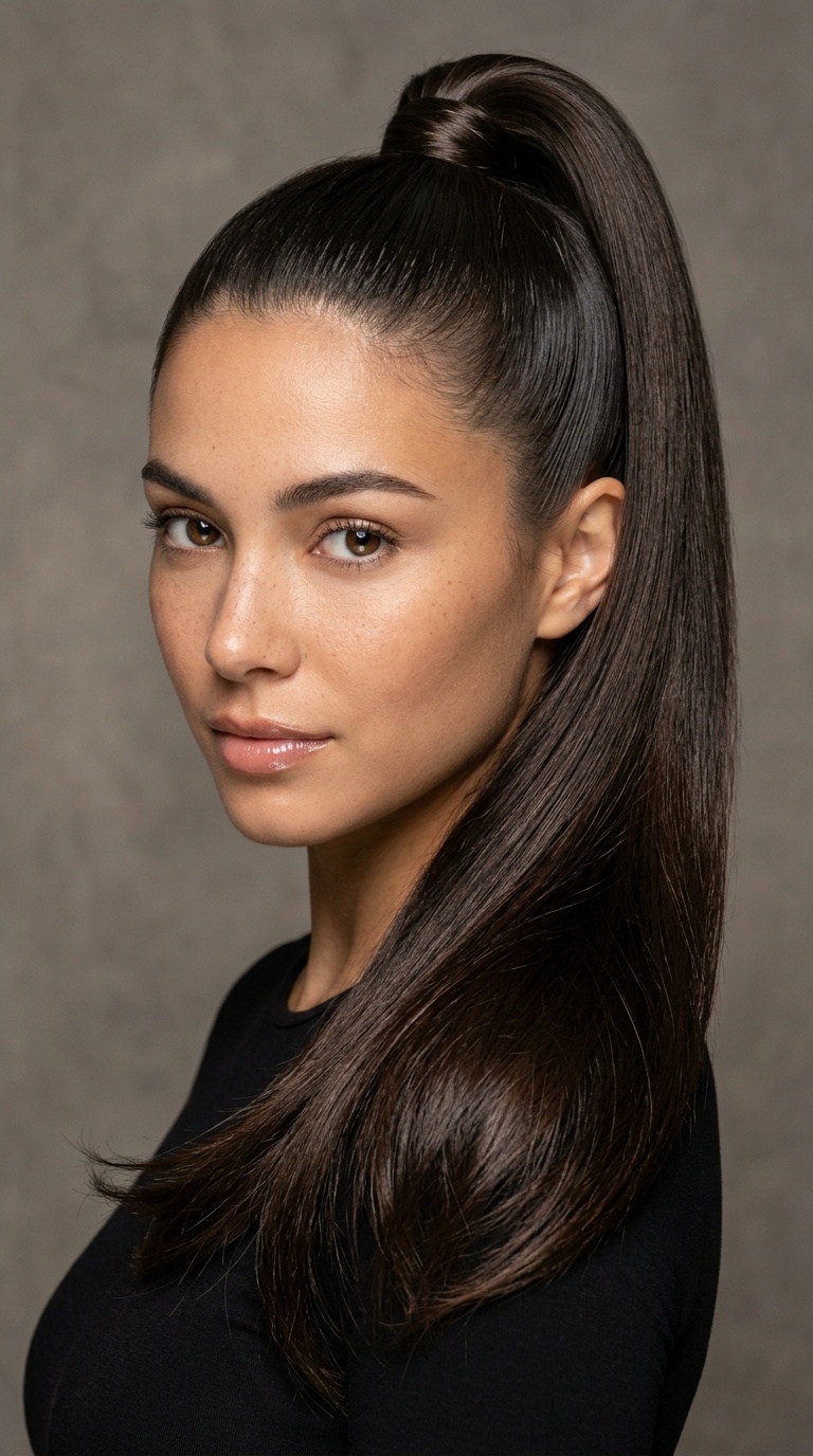Sleek High Ponytail