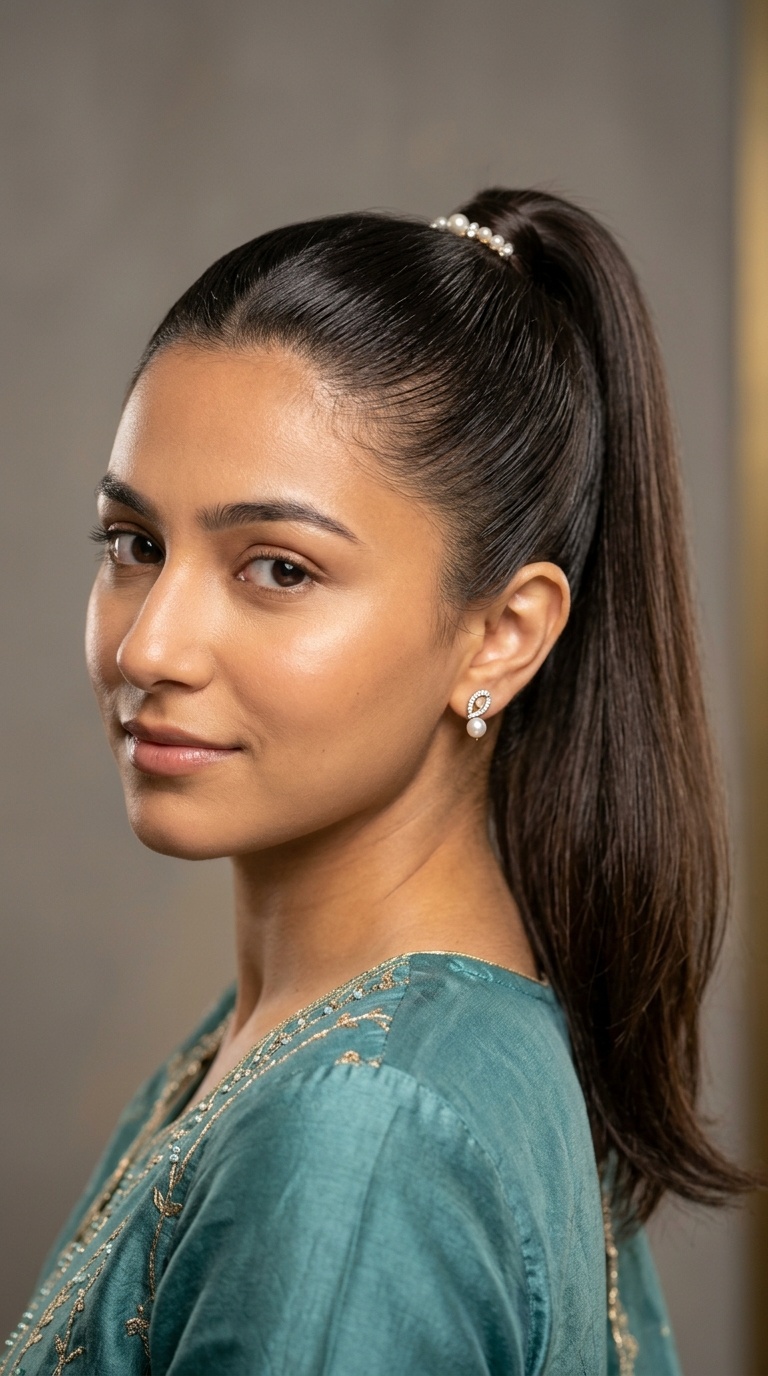 Sleek High Ponytail