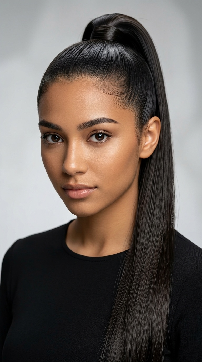 Sleek High Ponytail