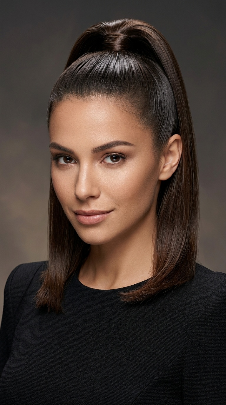 Sleek High Ponytail