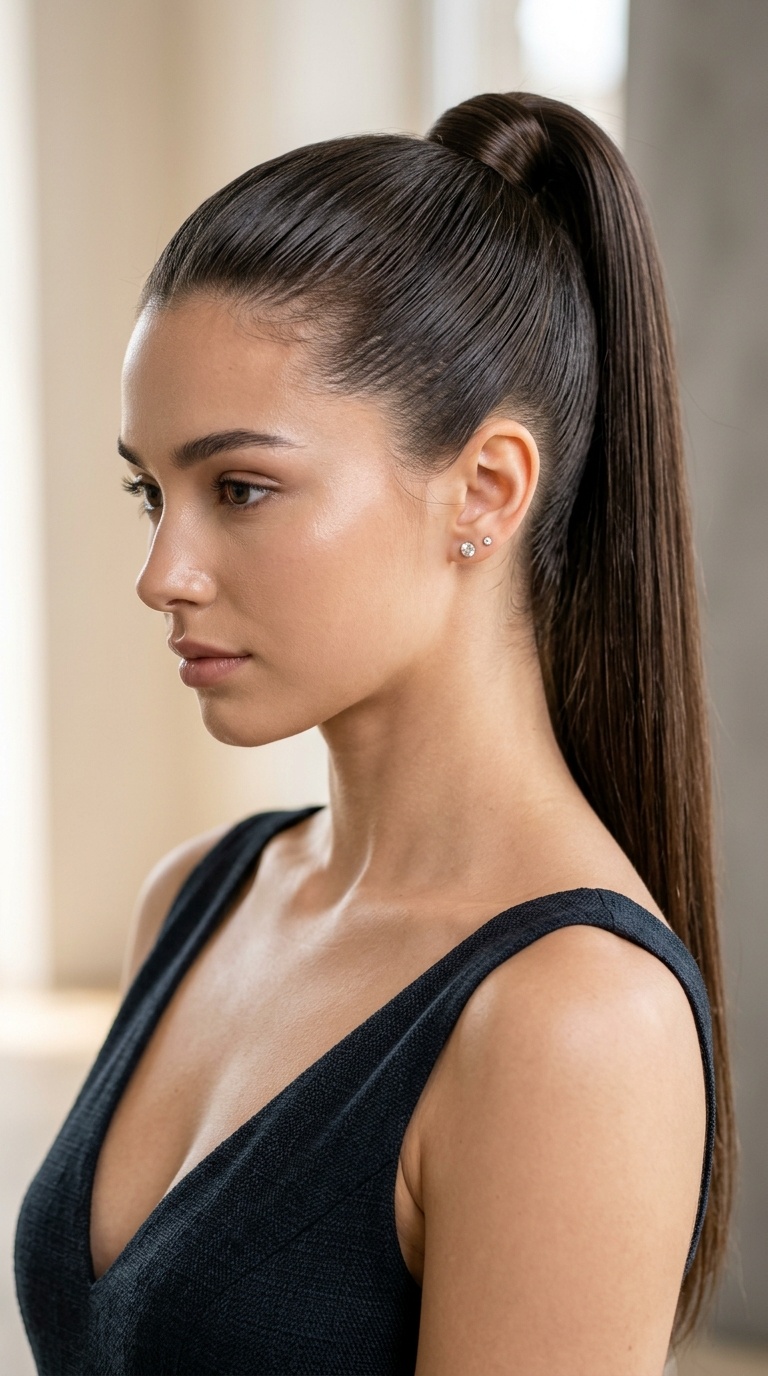Sleek High Ponytail