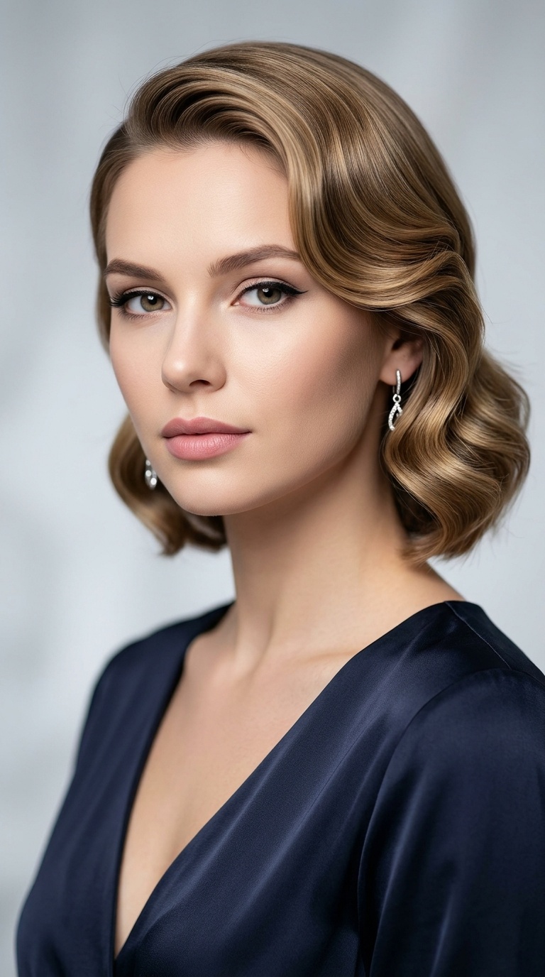 Sleek Hollywood Waves