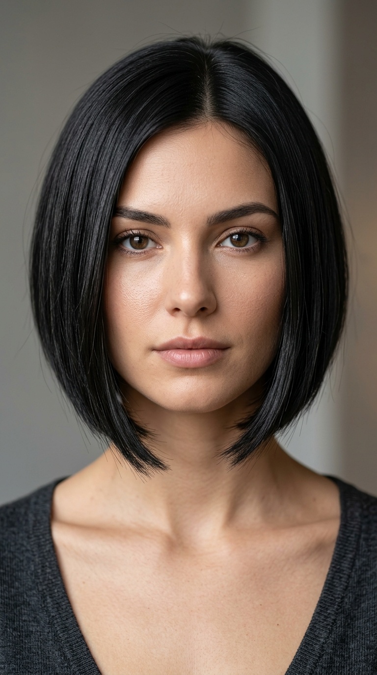 Sleek Inverted Bob