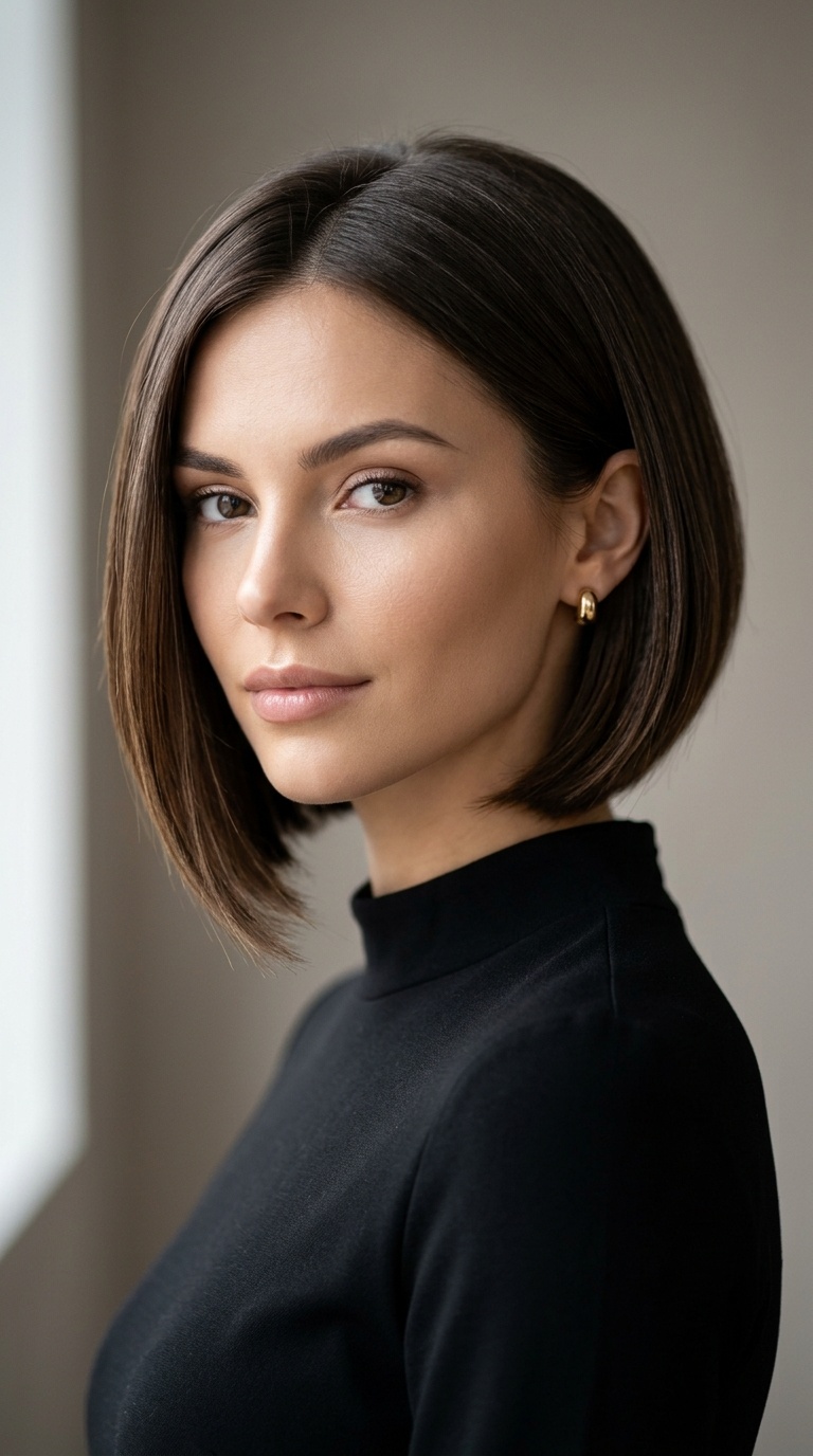 Sleek Inverted Bob