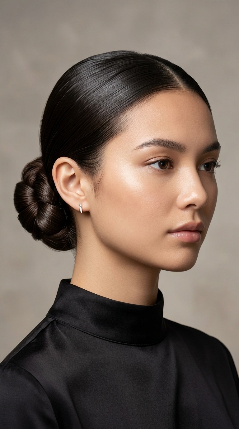 Sleek Low Ballerina Bun