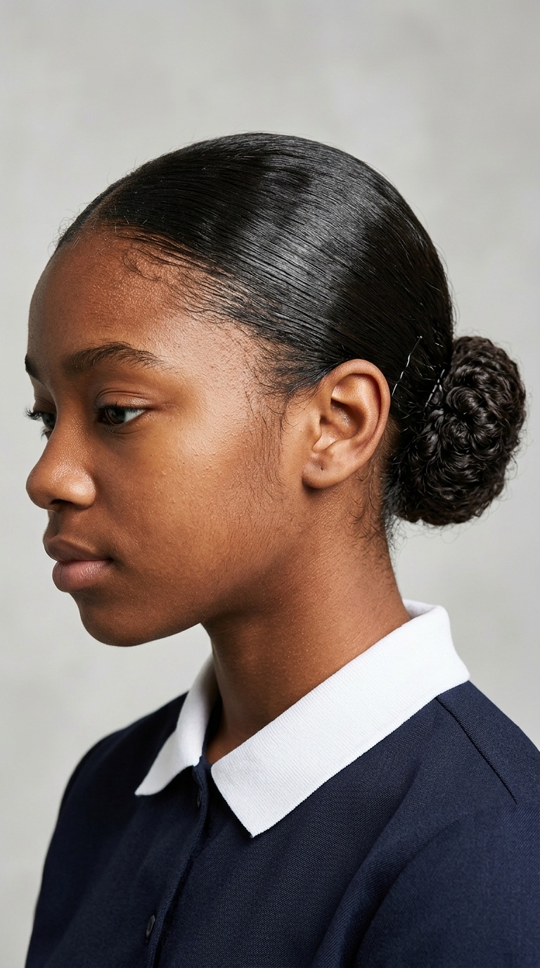 Sleek Low Ballerina Bun