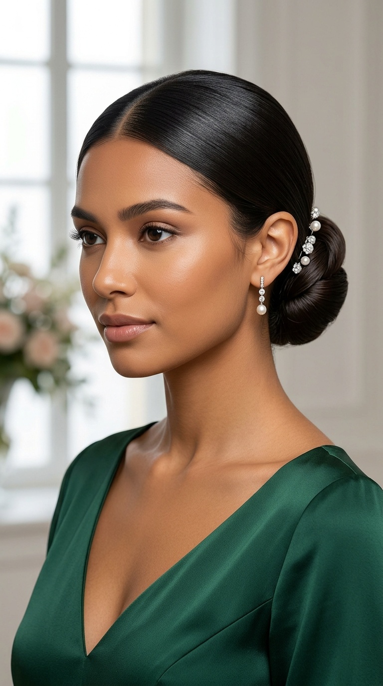 Sleek Low Bun