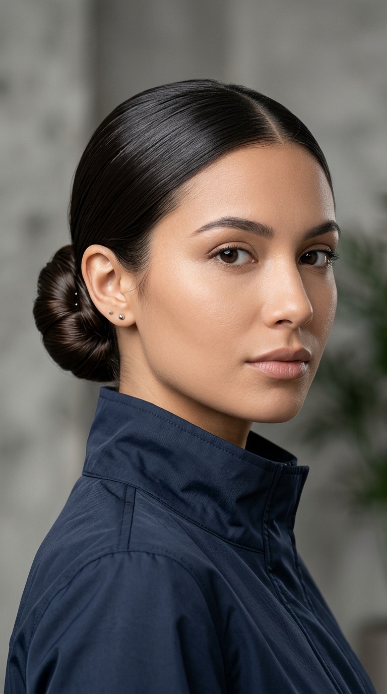 Sleek Low Bun