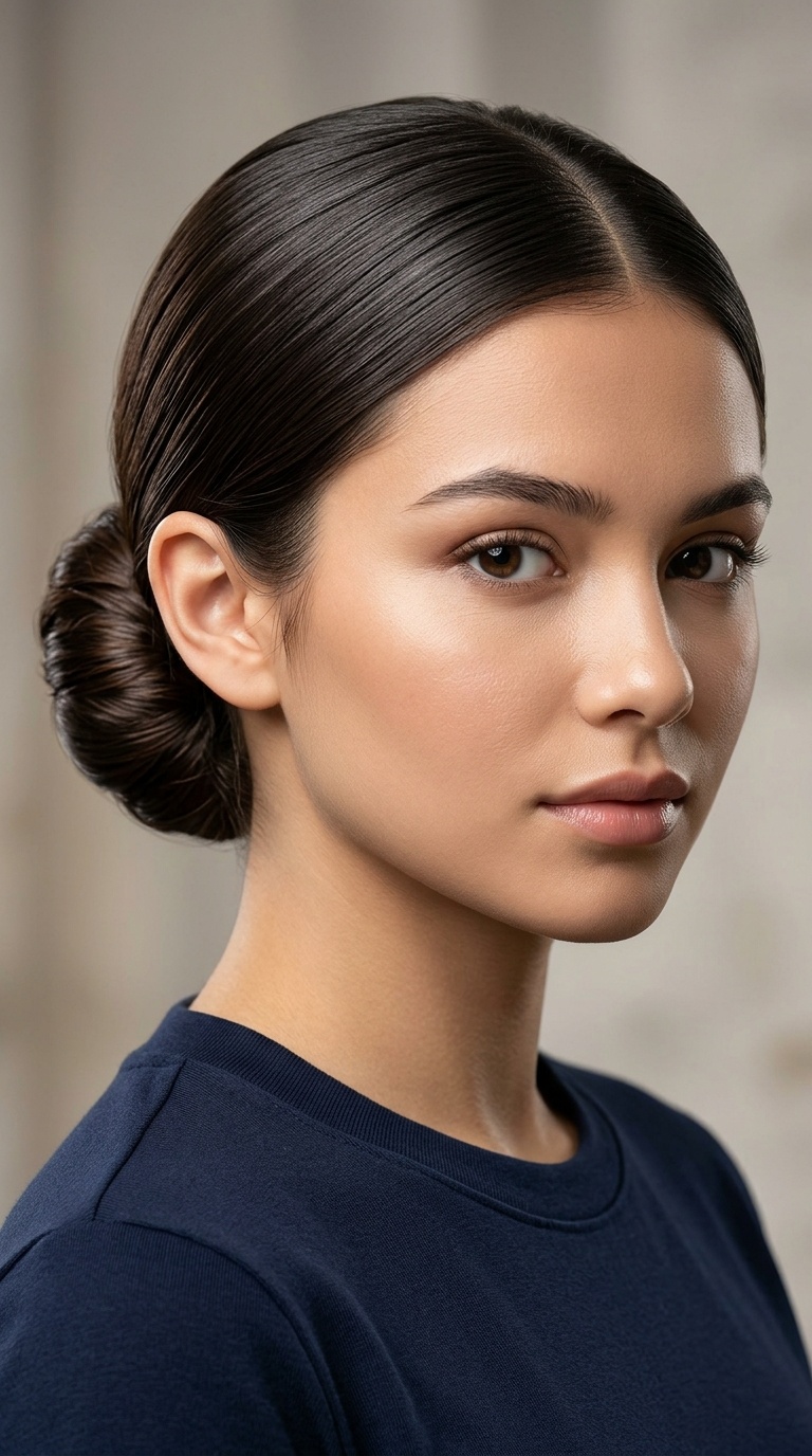 Sleek Low Bun