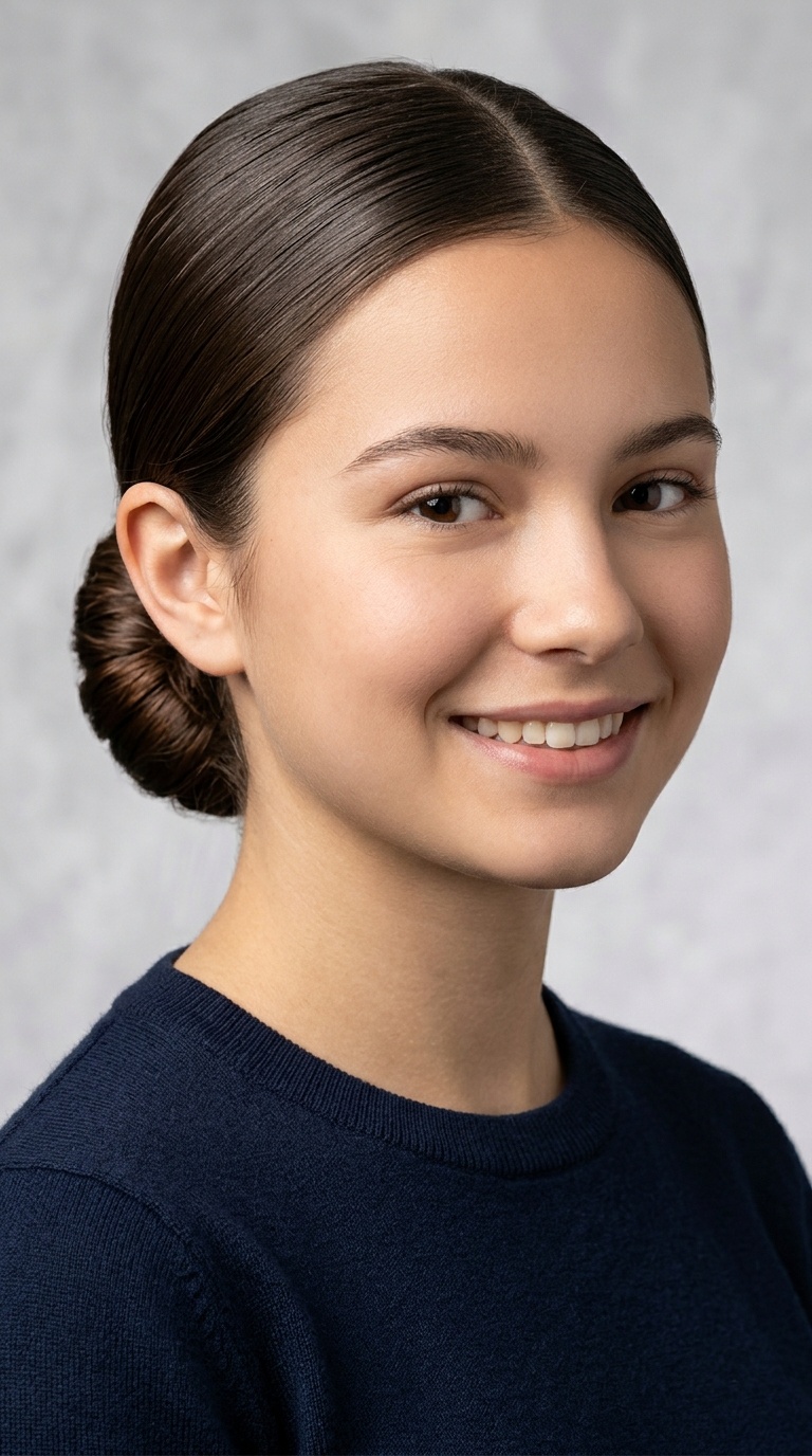 Sleek Low Bun