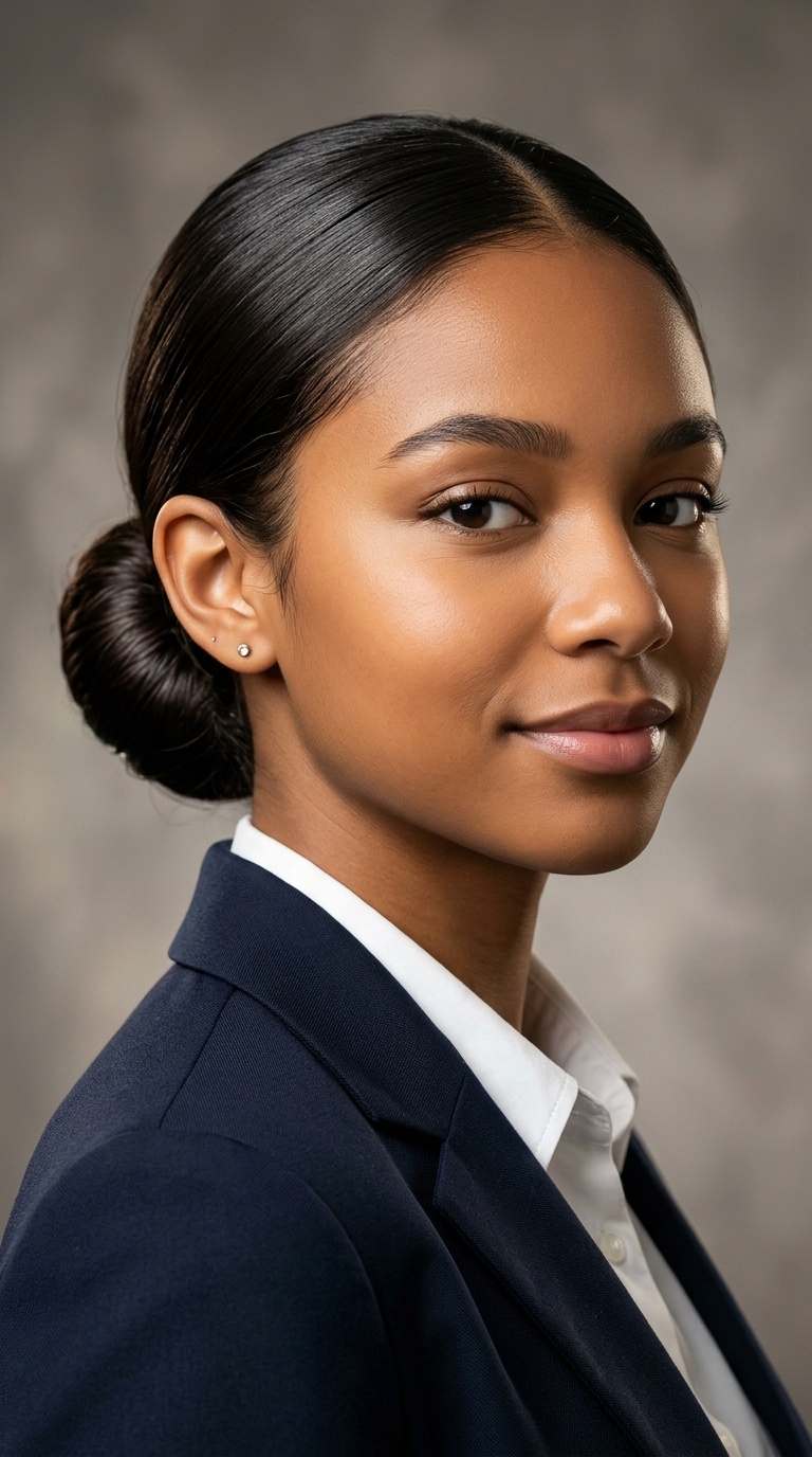 Sleek Low Bun