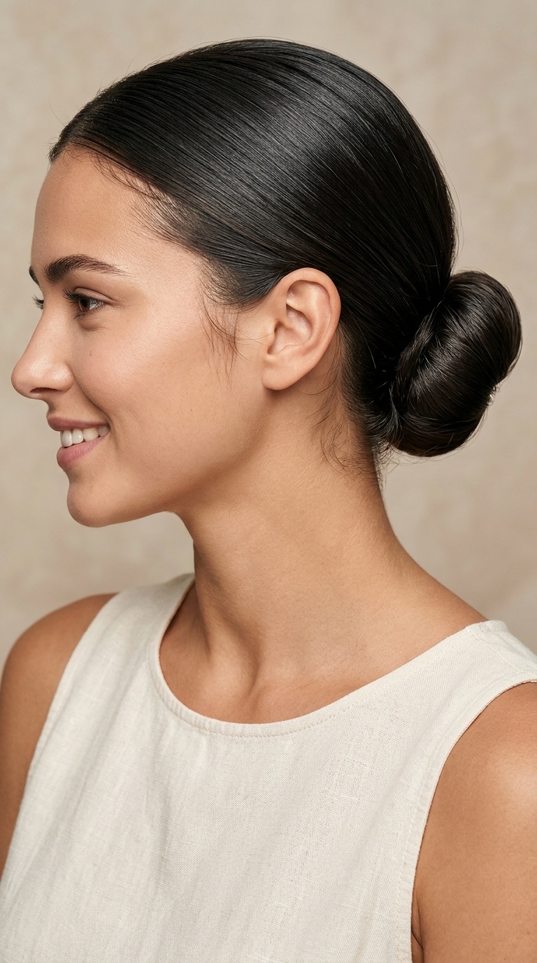 Sleek Low Bun