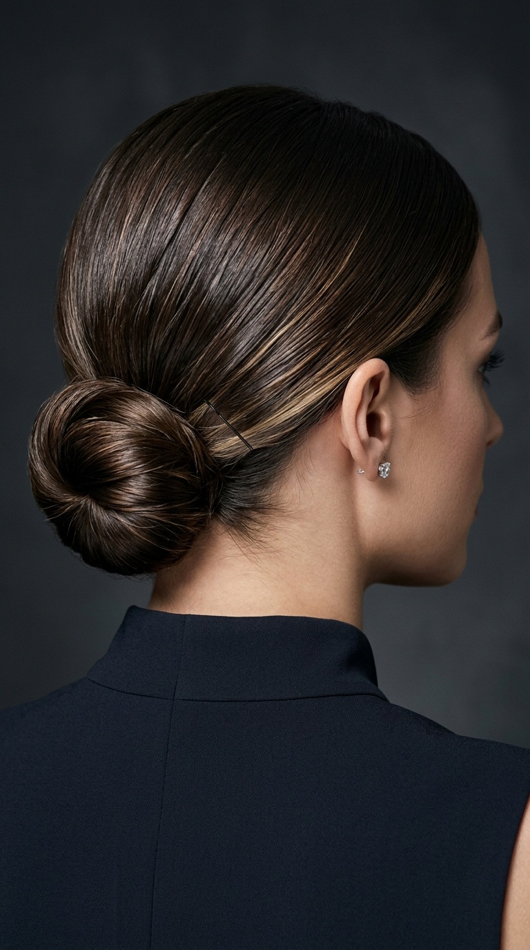 Sleek Low Bun