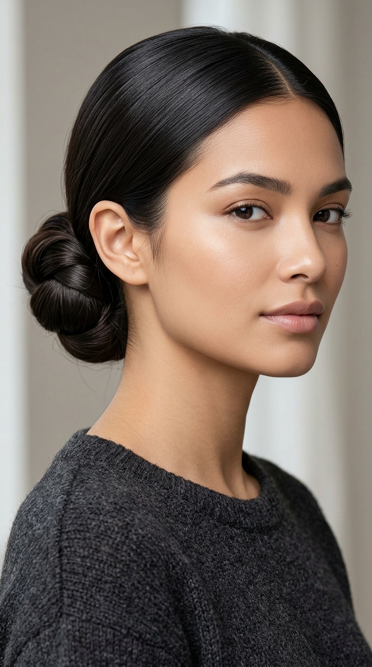 Sleek Low Bun