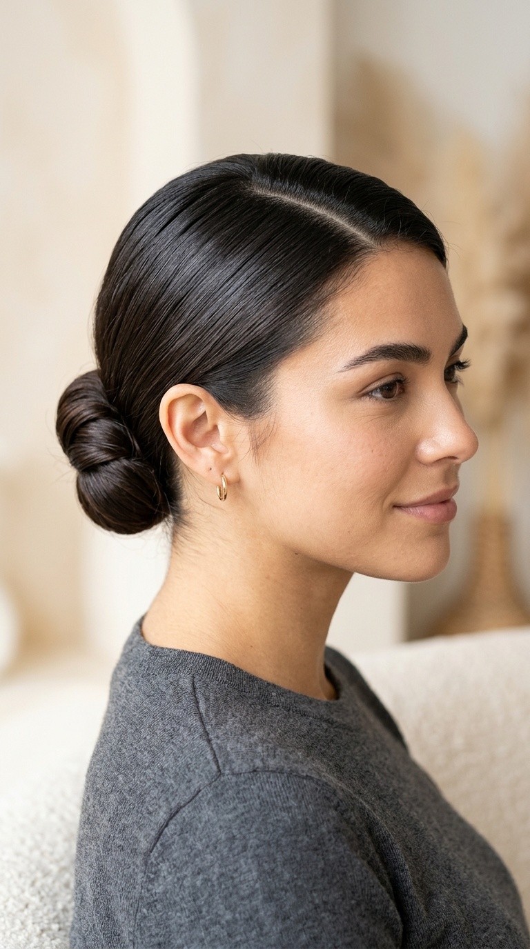 Sleek Low Bun