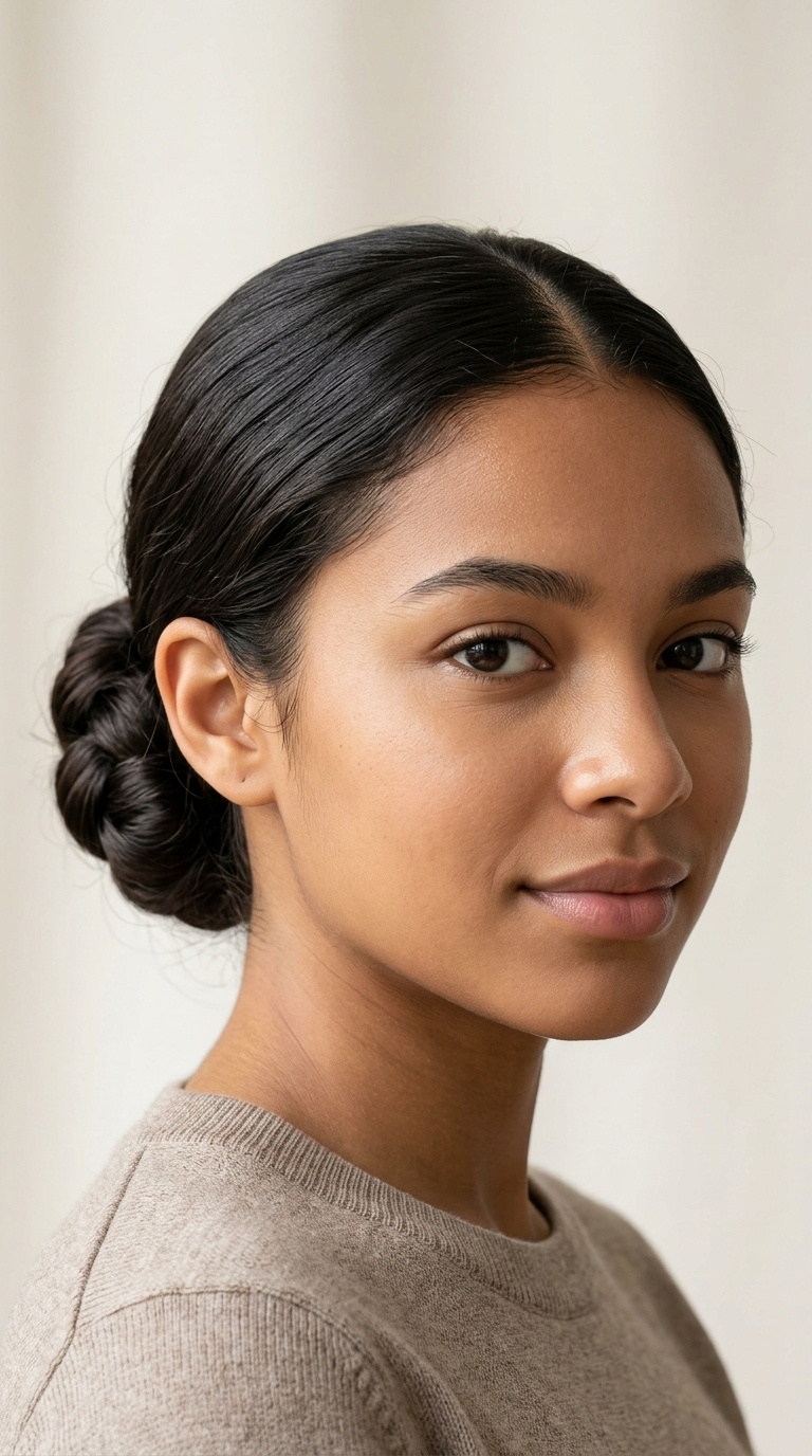 Sleek Low Bun