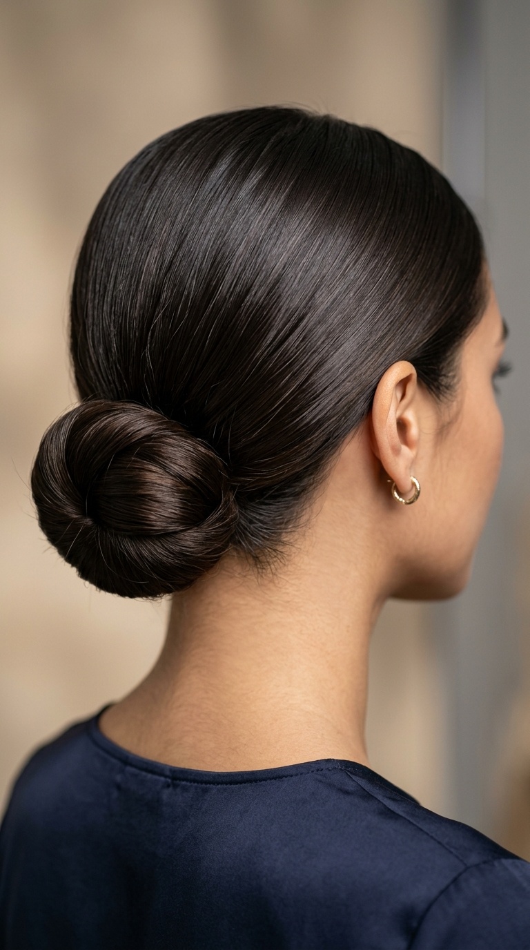 Sleek Low Bun