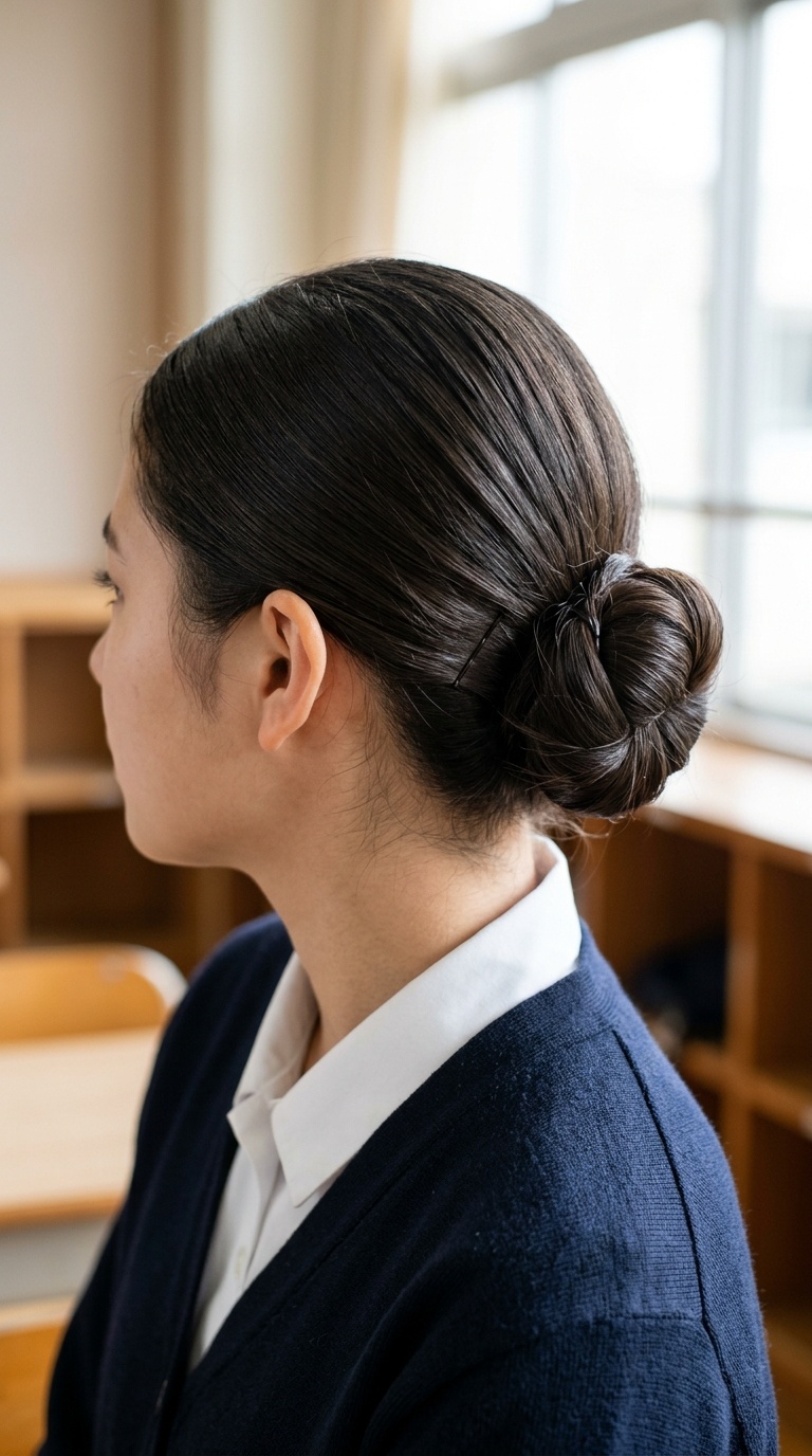 Sleek Low Bun