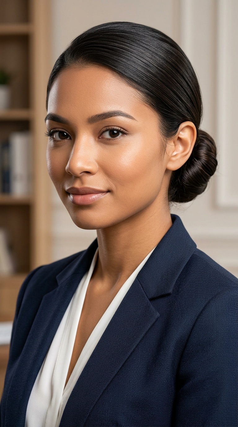 Sleek Low Bun