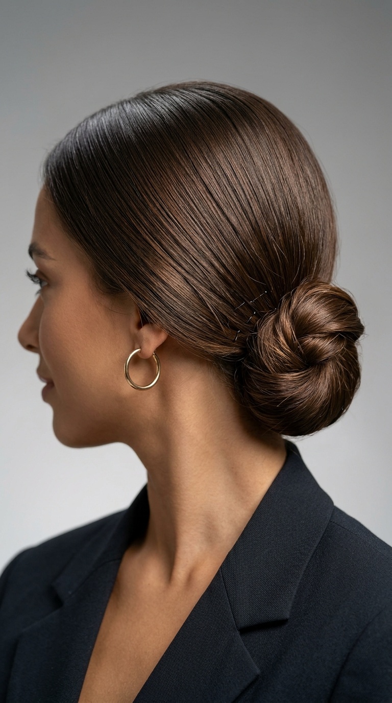 Sleek Low Bun