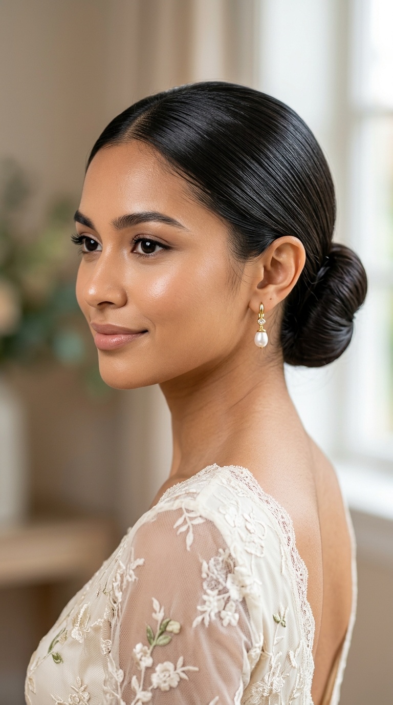 Sleek Low Bun