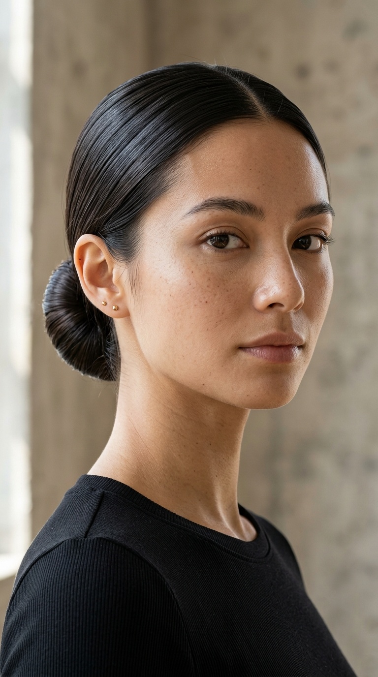 Sleek Low Bun